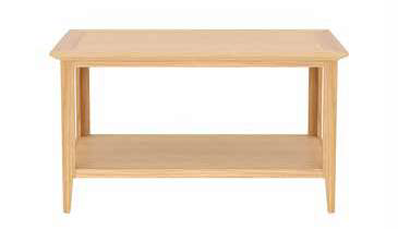 Coffee Table with Shelve W80, D45, H45